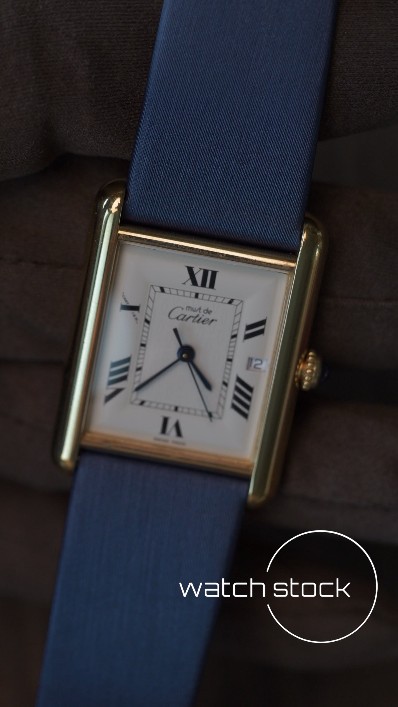 Cartier tank ref.2413 vermeil 24x34mm grande