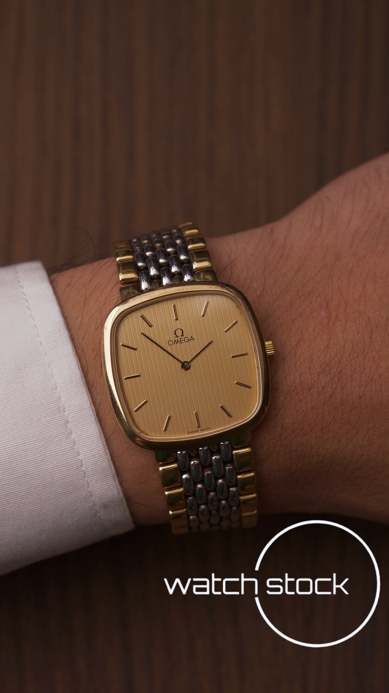 Omega De ville vintage 34mm placcato oro