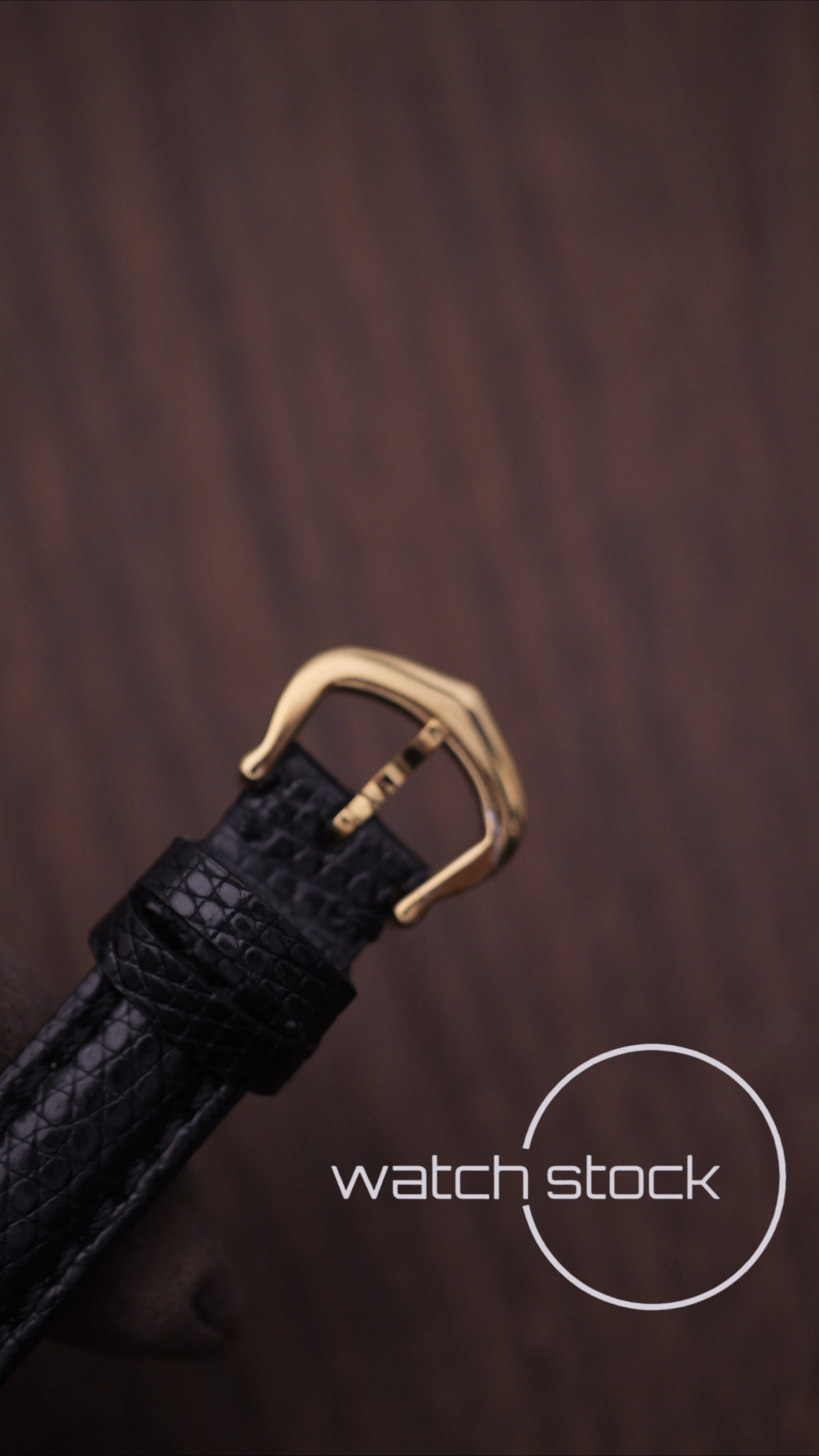 Cartier Tank TG3 Black Dial 1980