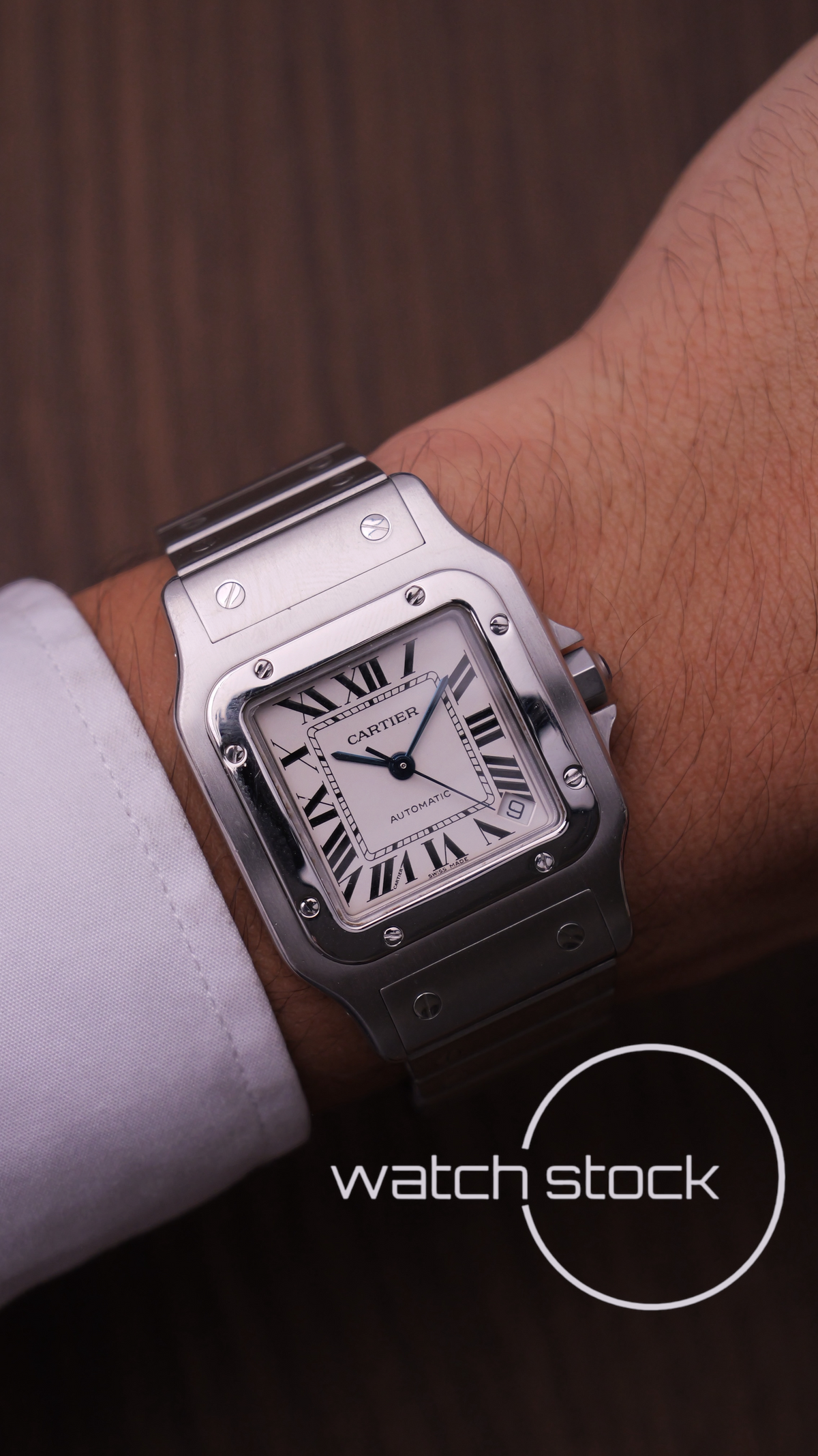 Cartier santos XL ref.2823 Automatic 2011º 32x45mm Full set