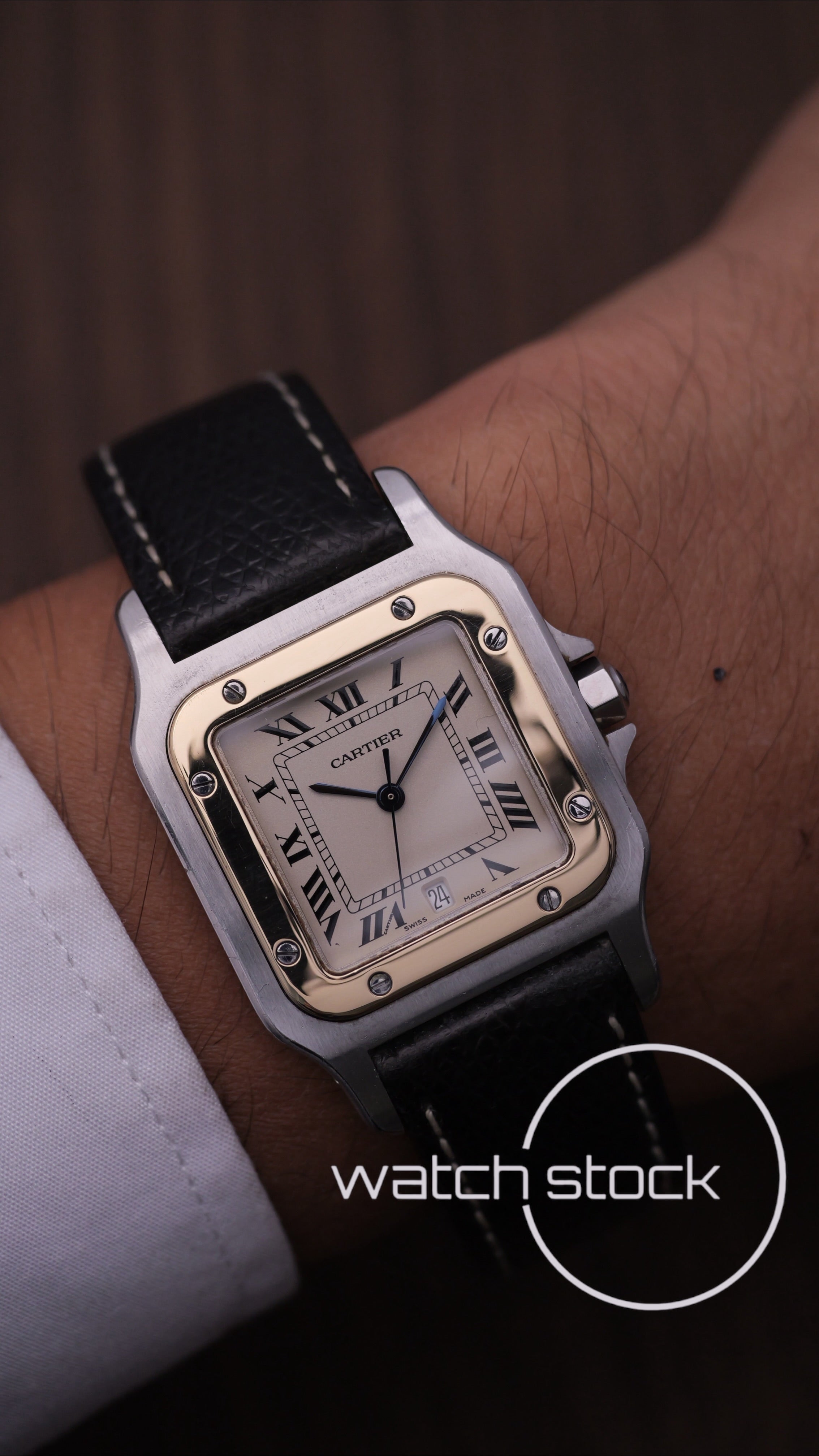 Cartier santos galbee 29x41mm Ref. 187901