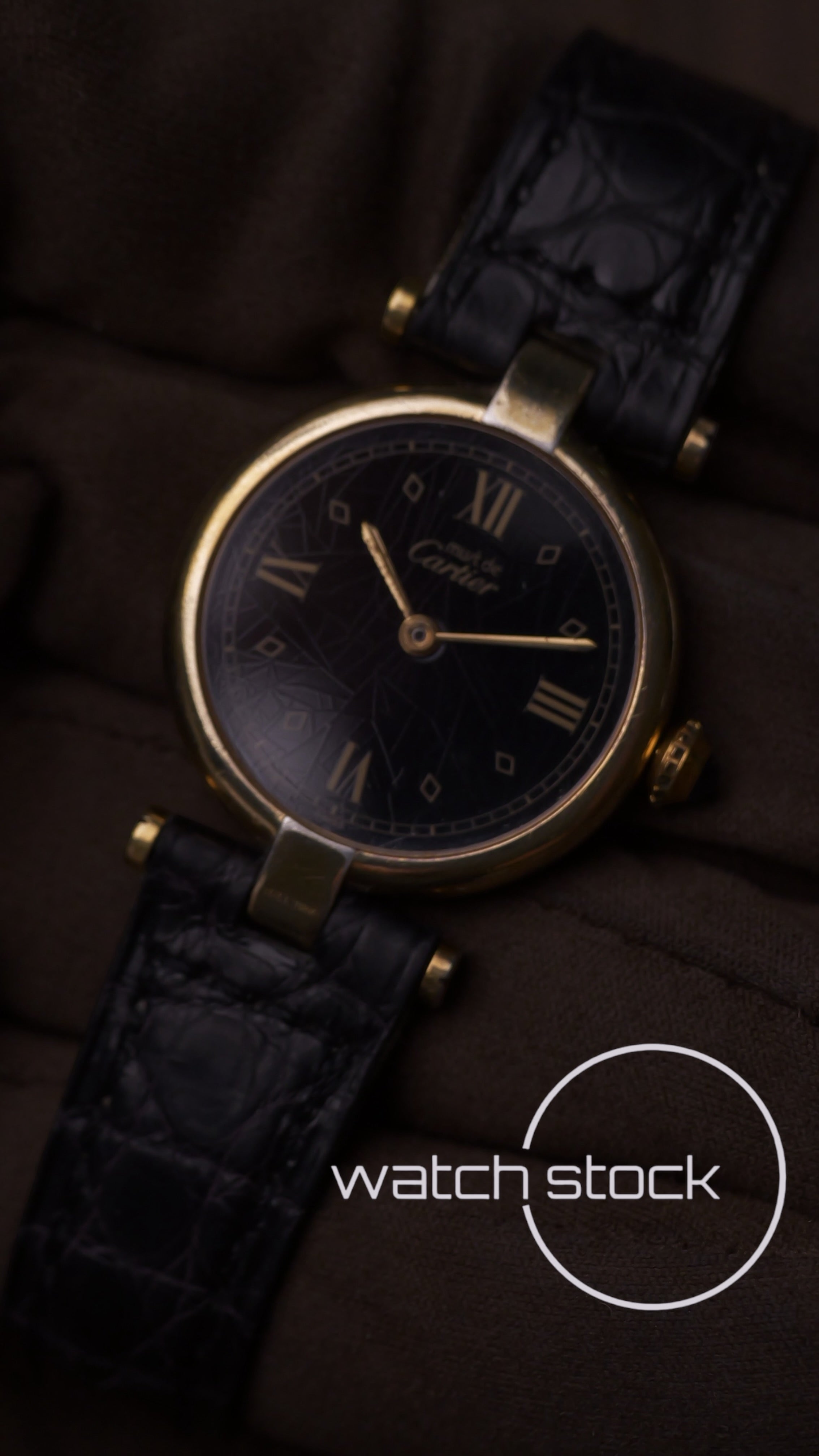 Cartier Vendome 24mm ref. 590004 lady FULL SET 1989