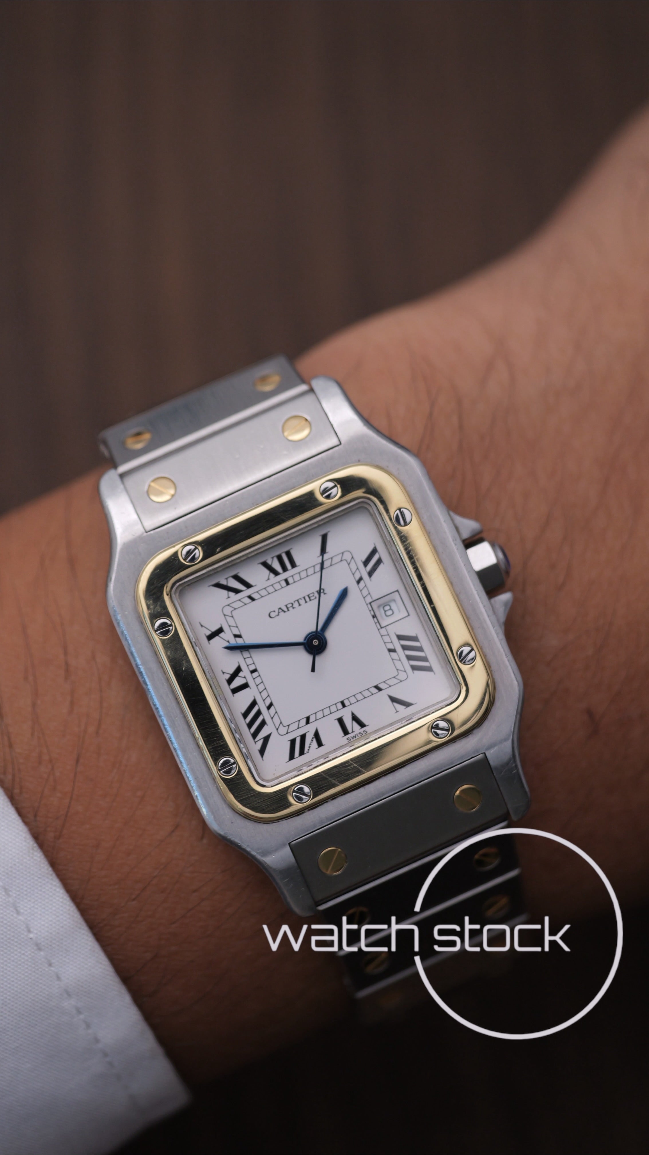Cartier santos carré ref.2961 Automatic vintage 29x41mm