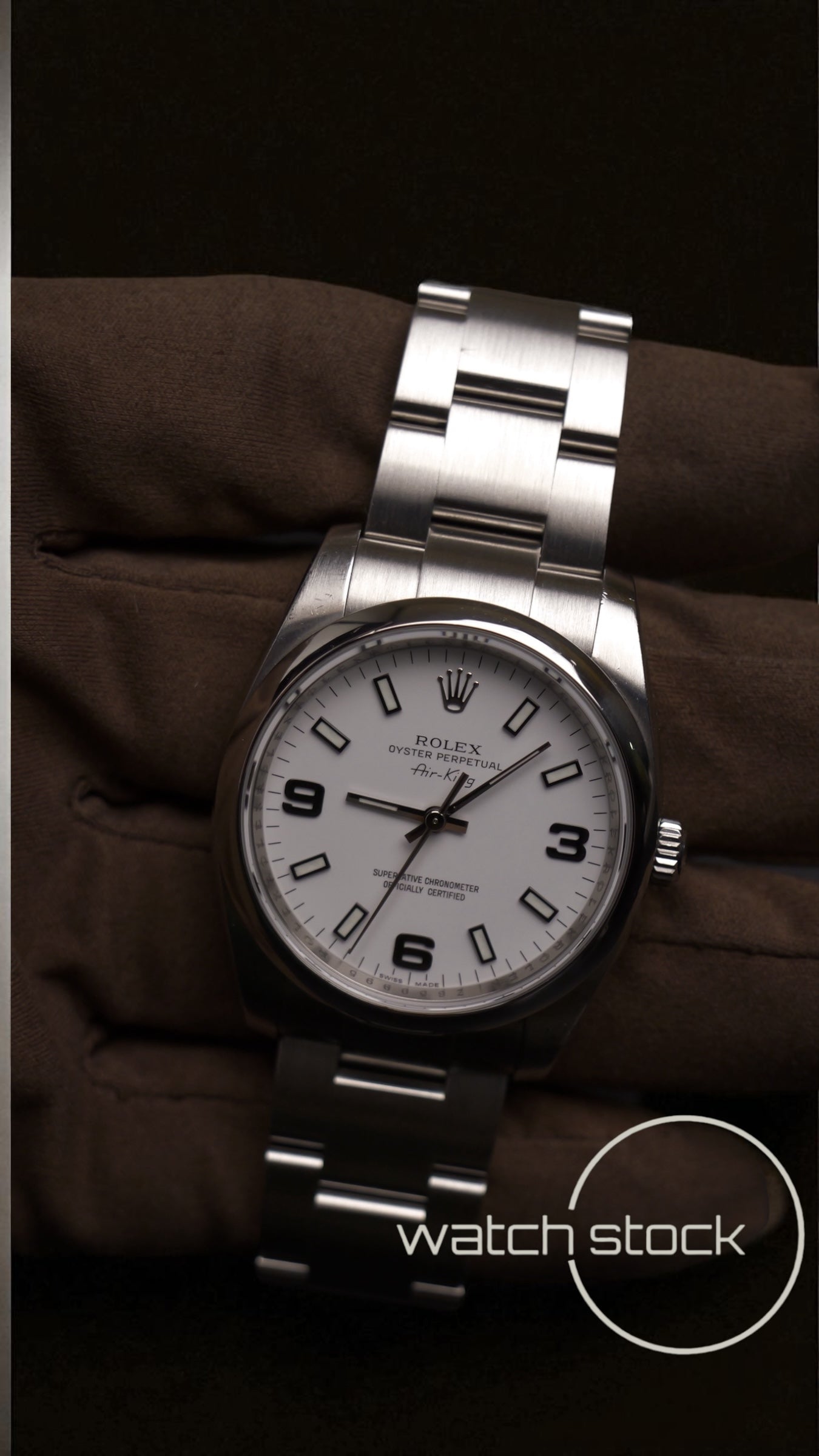 Rolex oyster perpetual air king 36mm ref:114200