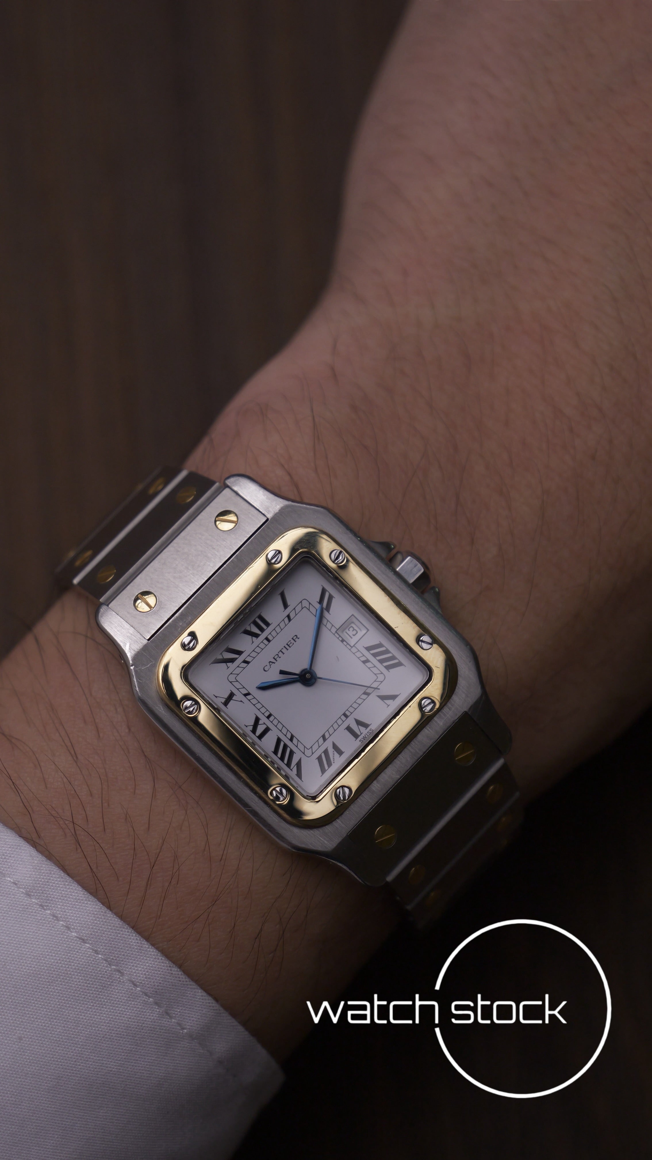 Cartier santos carré ref.2961 Automatic vintage 29x41mm