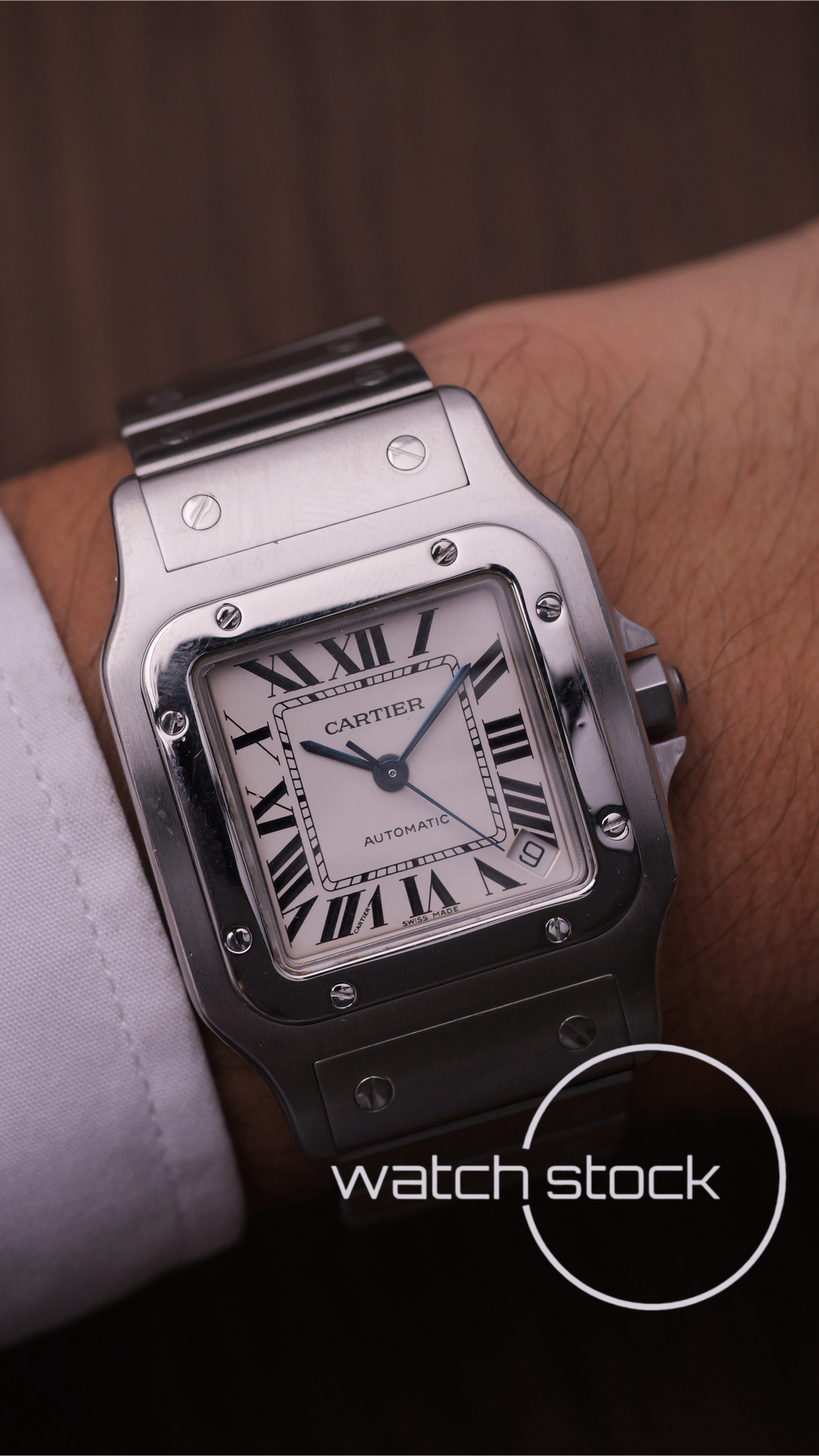 Cartier santos XL ref.2823 Automatic 2011º 32x45mm Full set
