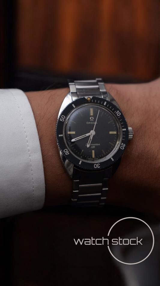 Omega seamaster 120 (31mm) blue/black dial vintage OTTIME CONDIZIONI RARO