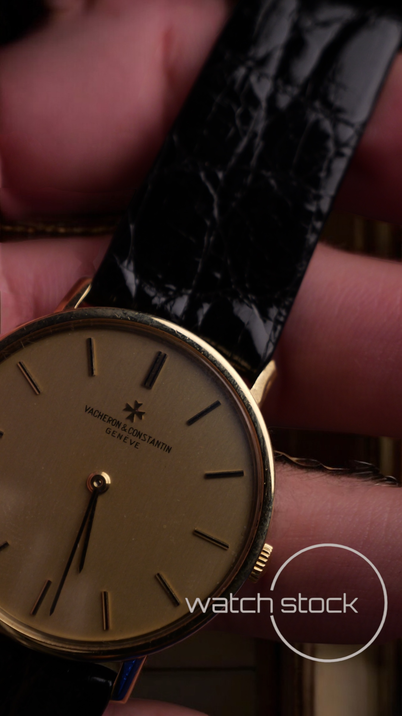 Vacheron costantin patrimony essential 18kt gold dial vintage Dress Watch unisex 34mm carica manuale