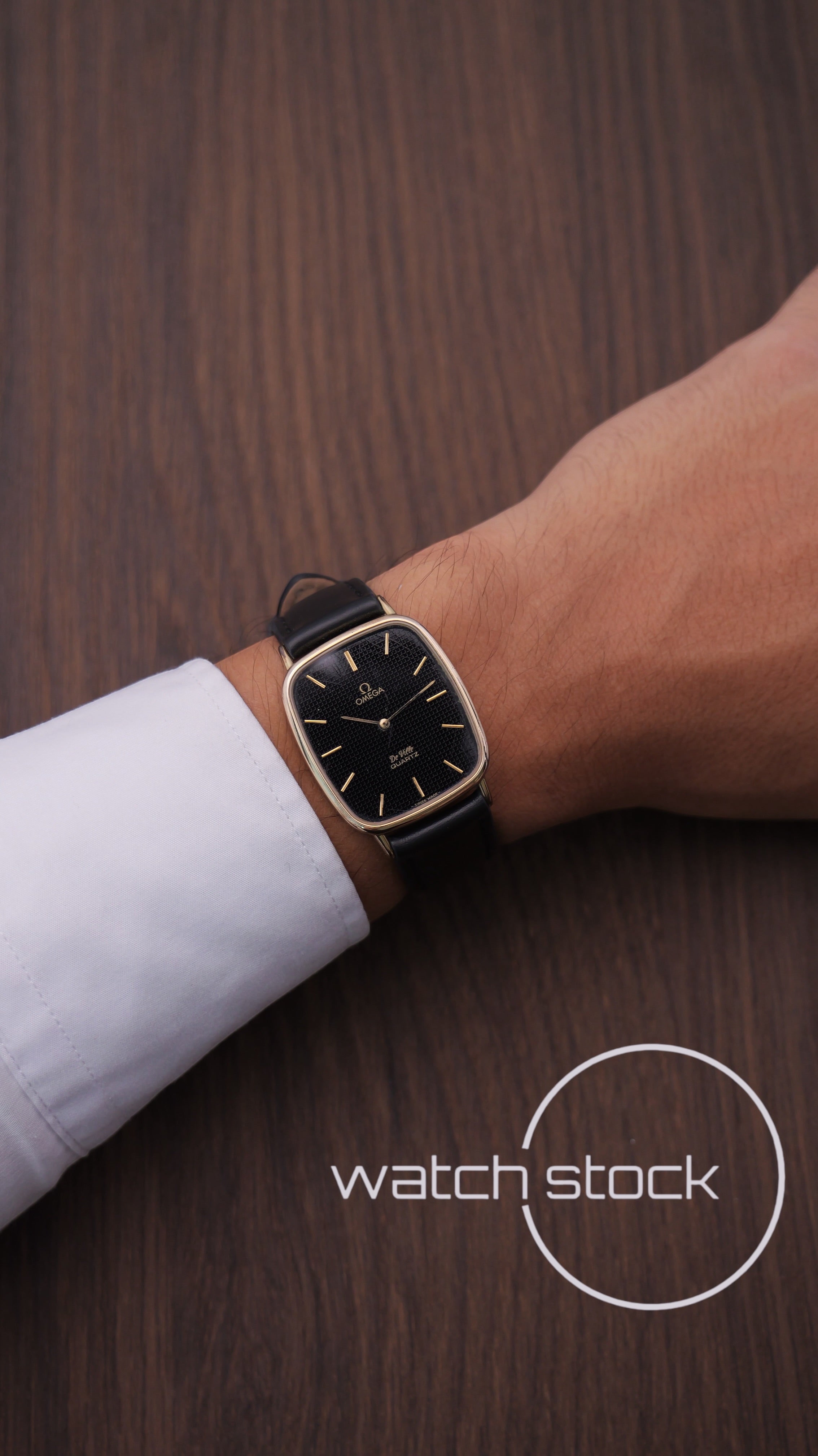 Omega De Ville Quartz Black Dial