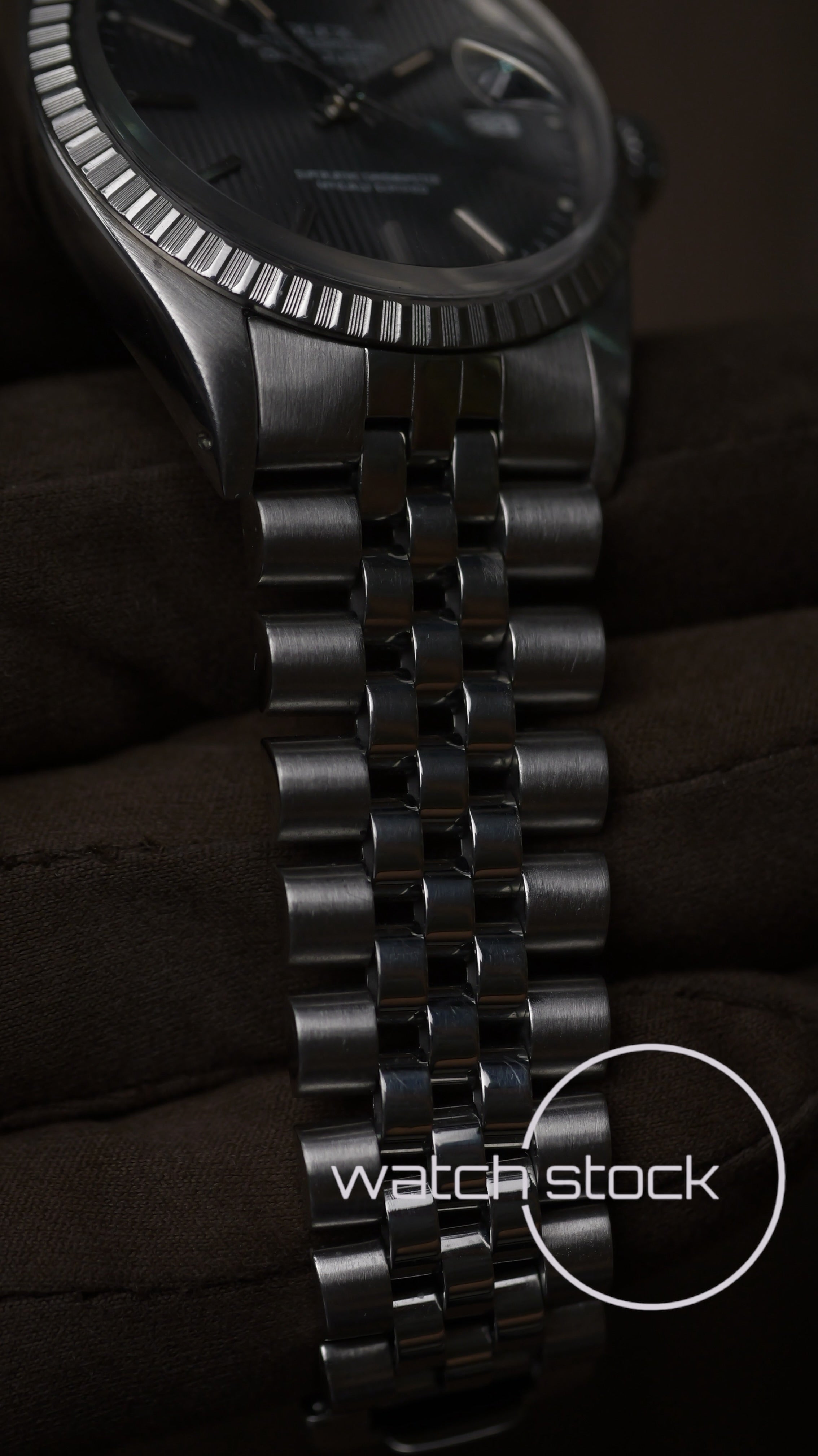 Rolex datejust 36mm grey tapestry dial 1987 ref.16030