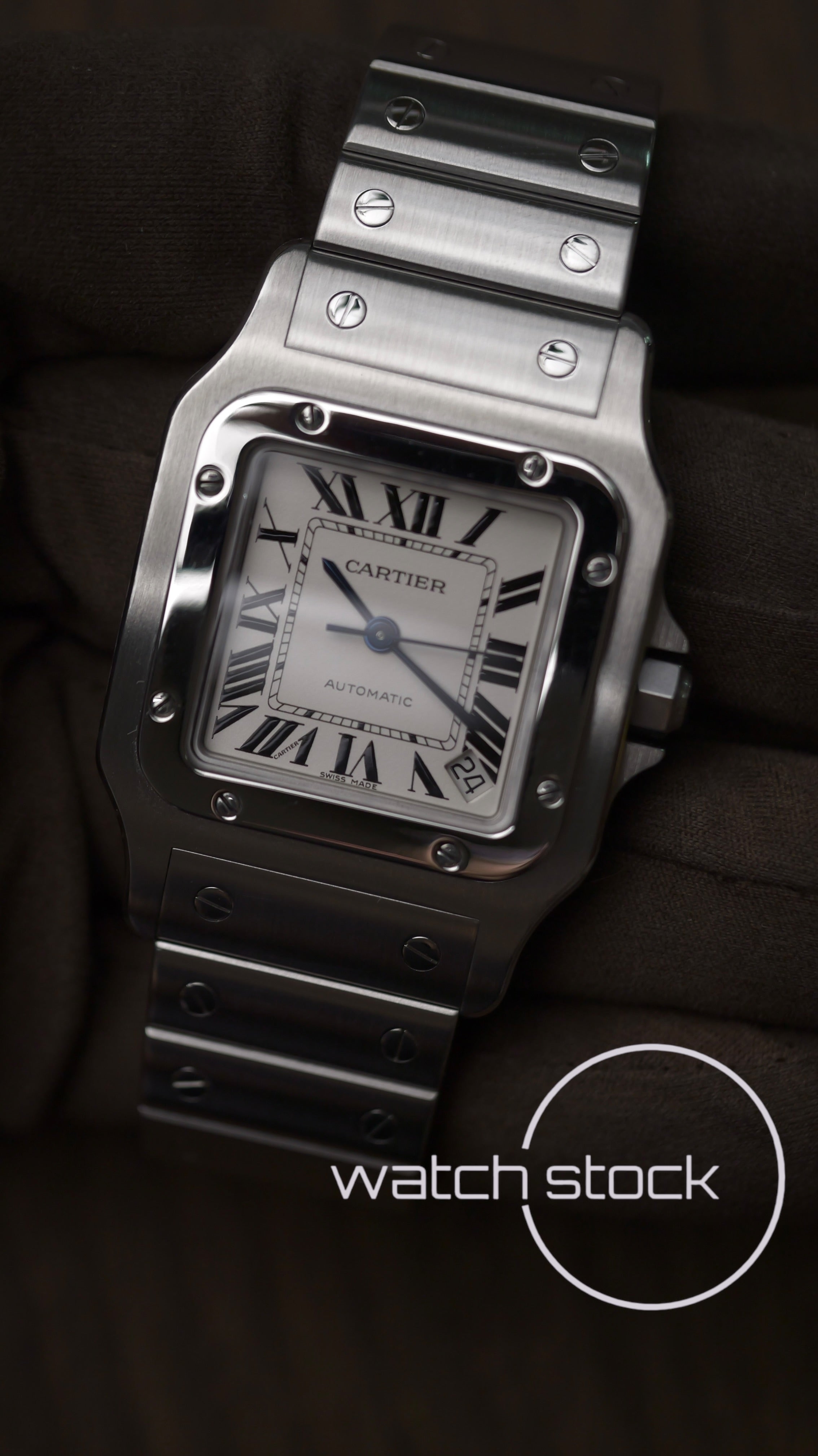 Cartier santos Galbee XL FULL SET ref.2823 Automatic 32x45mm