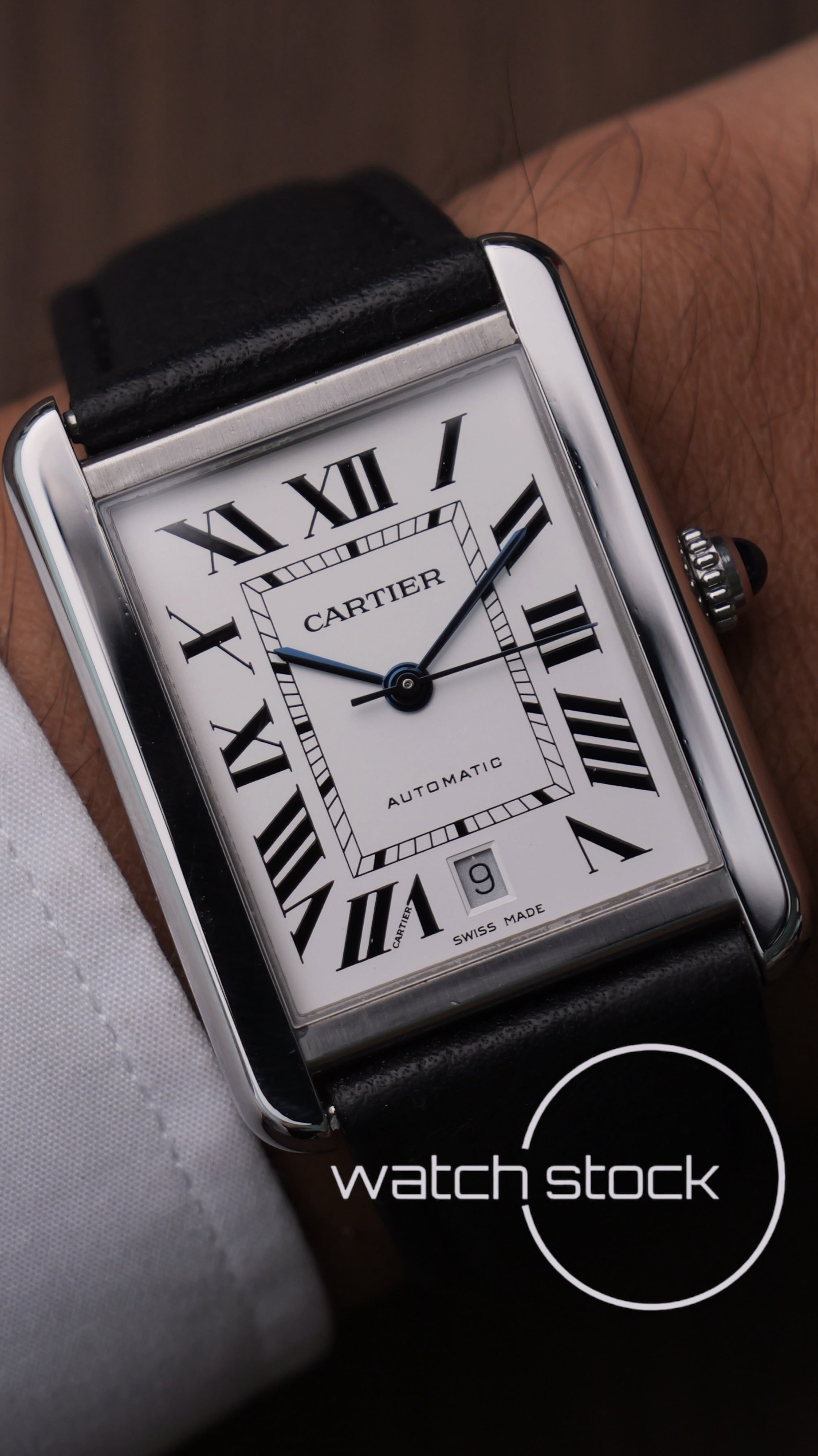 Cartier tank solo XL automatic 2017 ref. 3800 Full set
