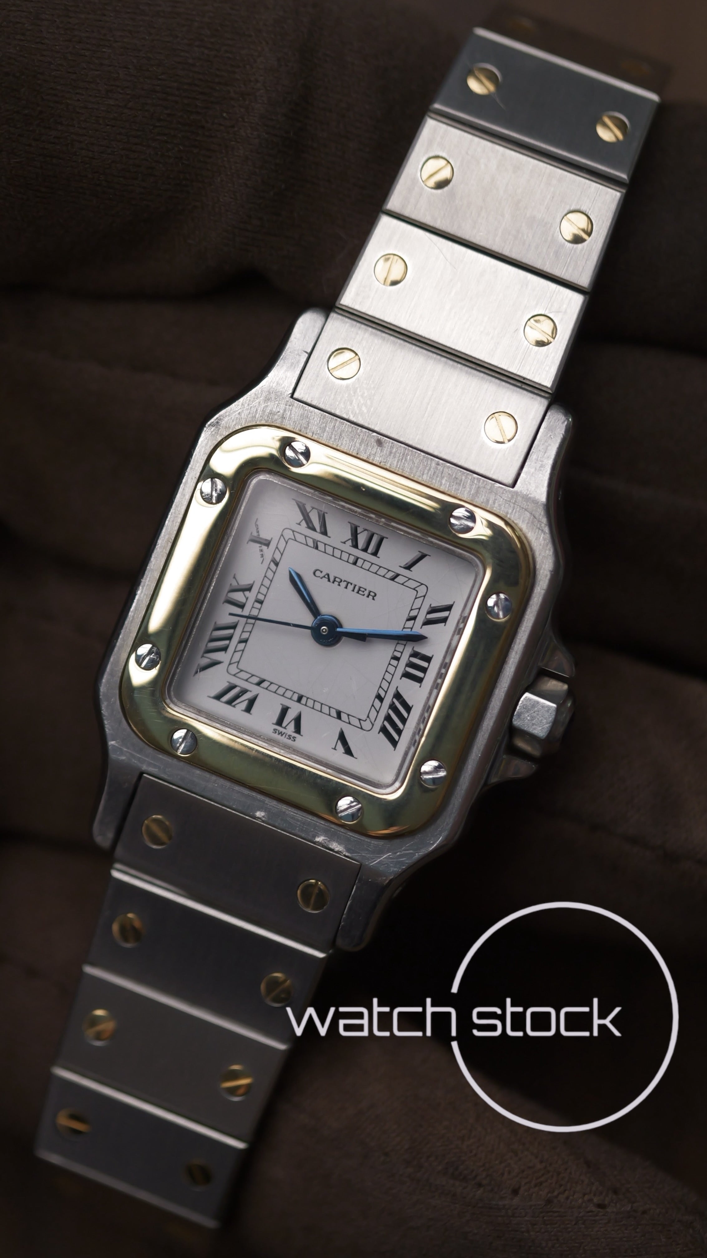 Cartier santos carré lady FULL SET automatic ref.0902 24x35mm