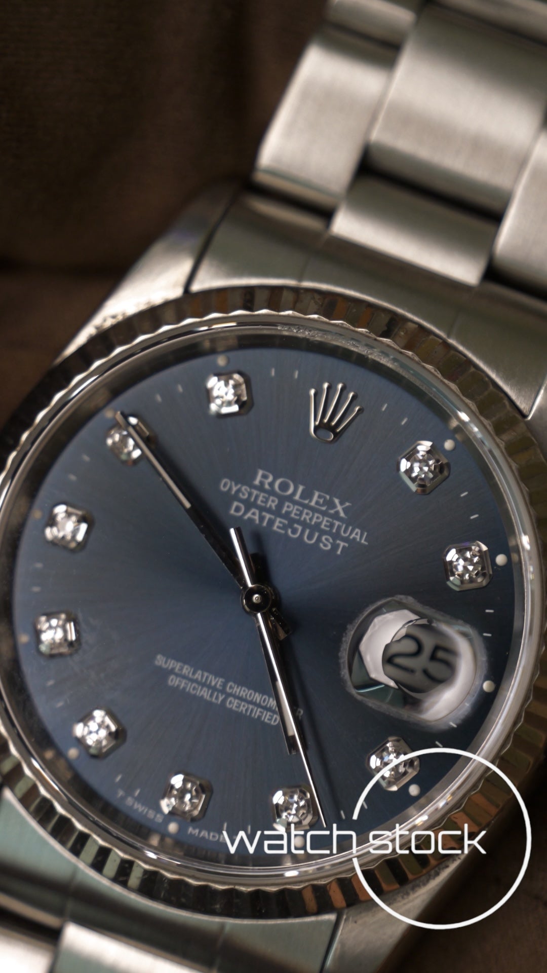 Rolex Datejust 36mm ref16234 Custom diamond dial anno 1994