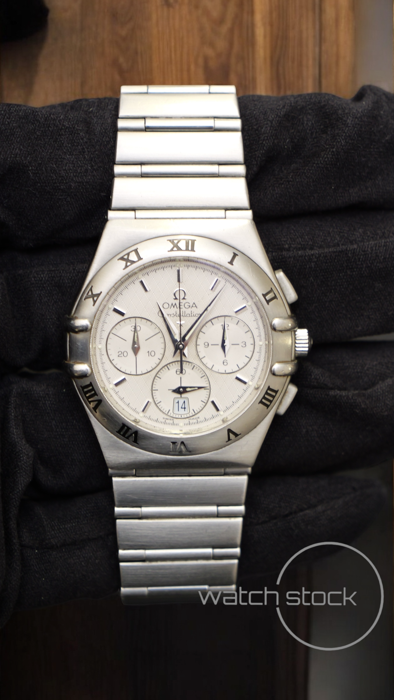 Omega costellation double Eagle chrono (39mm)white dial
