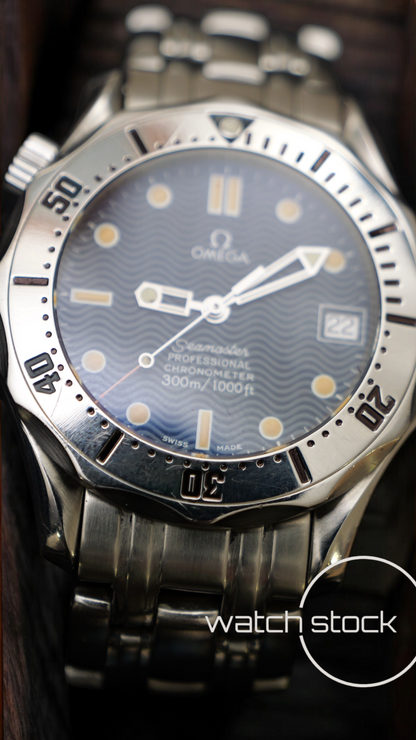 Omega seamaster 300m automatic (36mm) blue dial ref. 168.1502