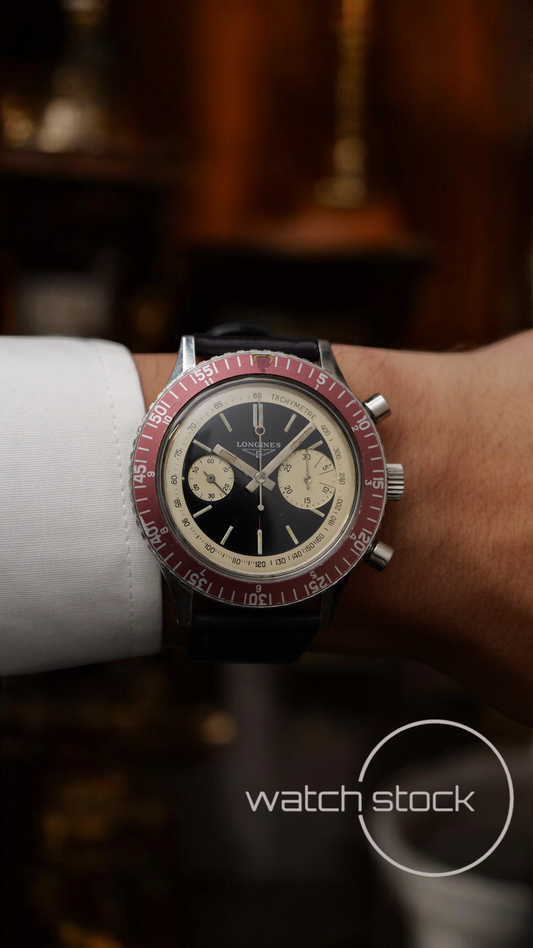 Longines big eye 1967 cal. 30CH chronograph vintage watch