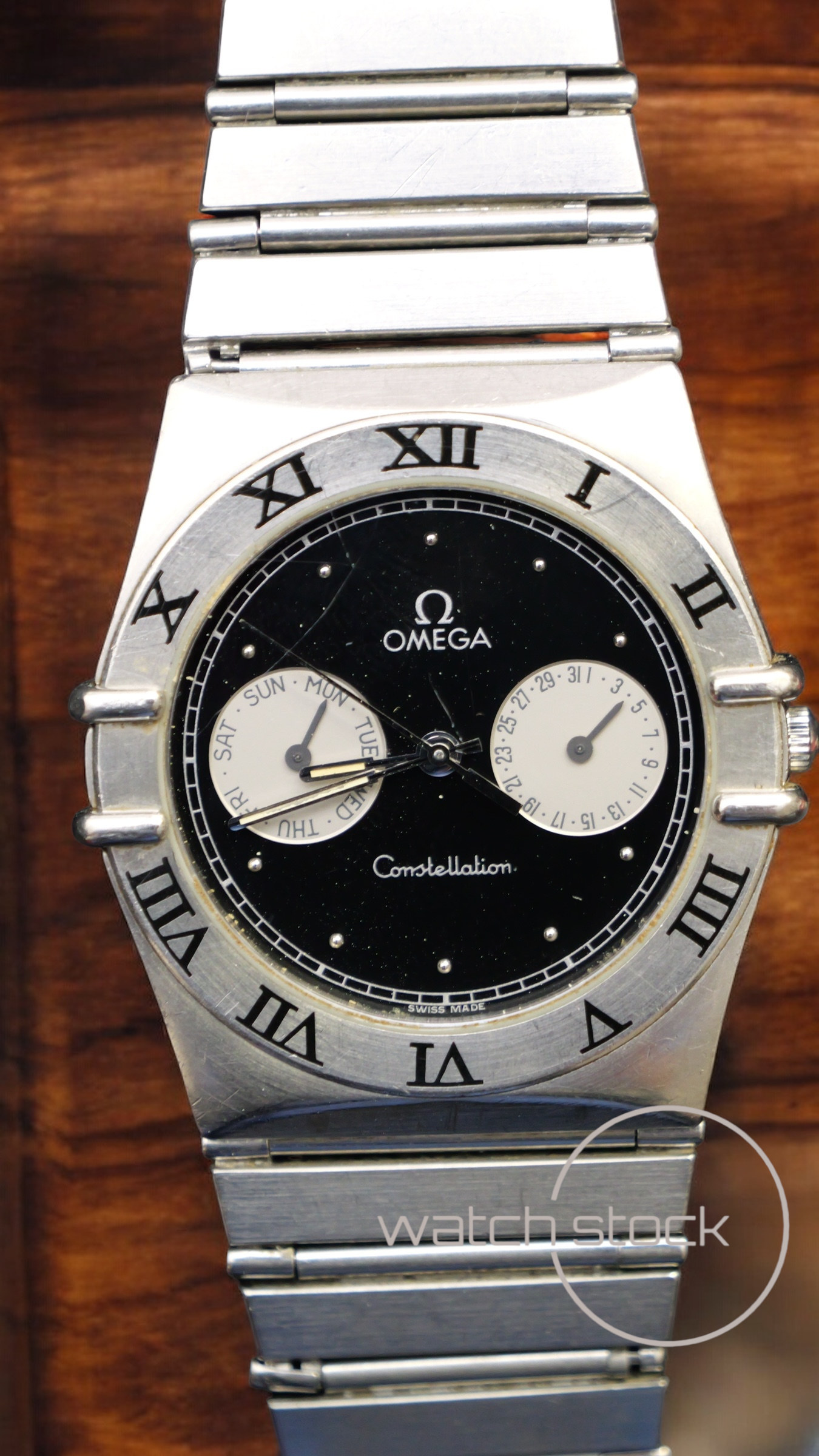 Omega costellation daydate quarz (34mm) black dial vintage