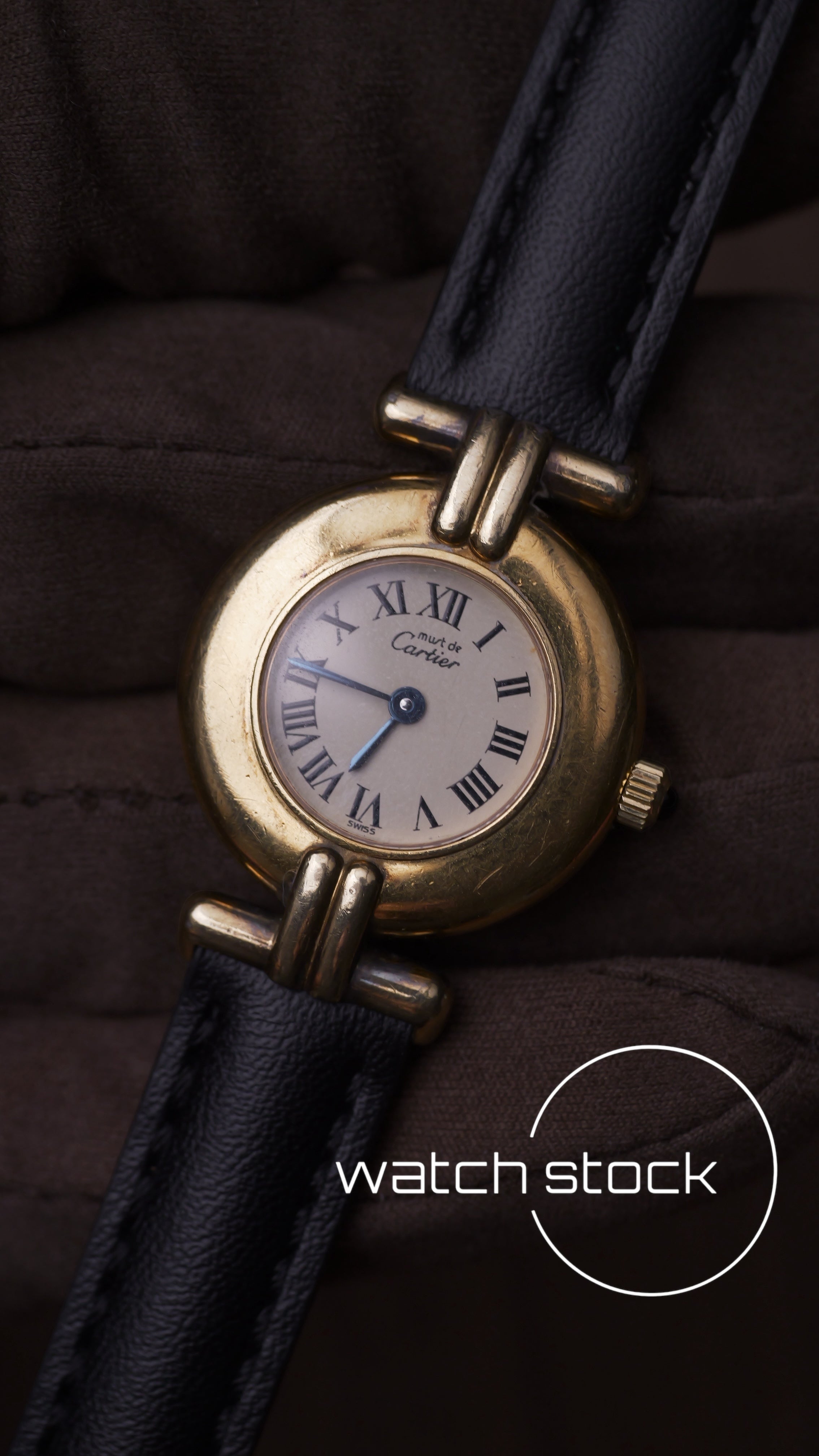 Cartier colisee 24mm ref. 590002  cream dial quartz