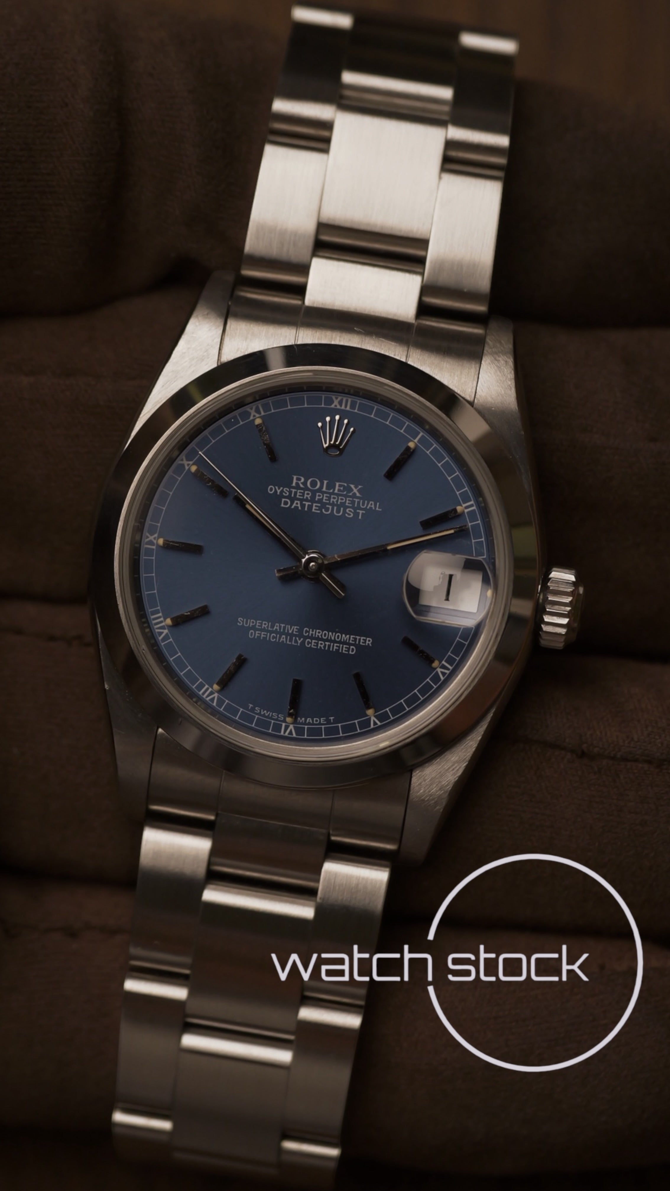 Rolex datejust  31mm ref.68240 blue dial