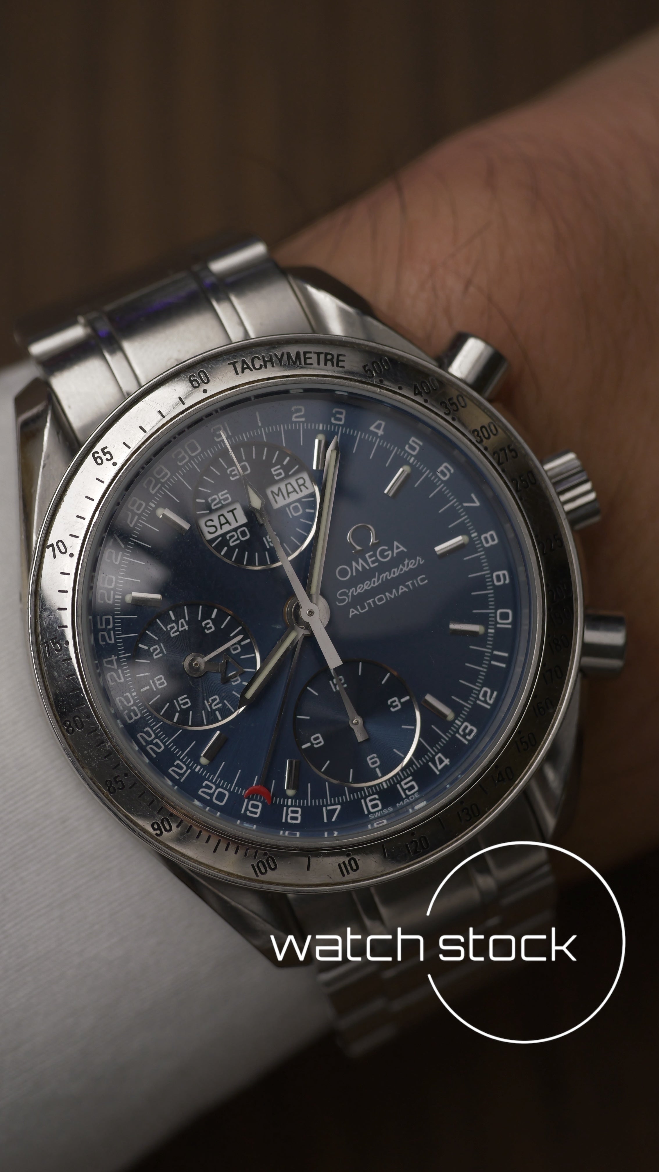 Omega speedmaster triple date 39mm APPENA REVISIONATO Ref. 175.0054 automatic