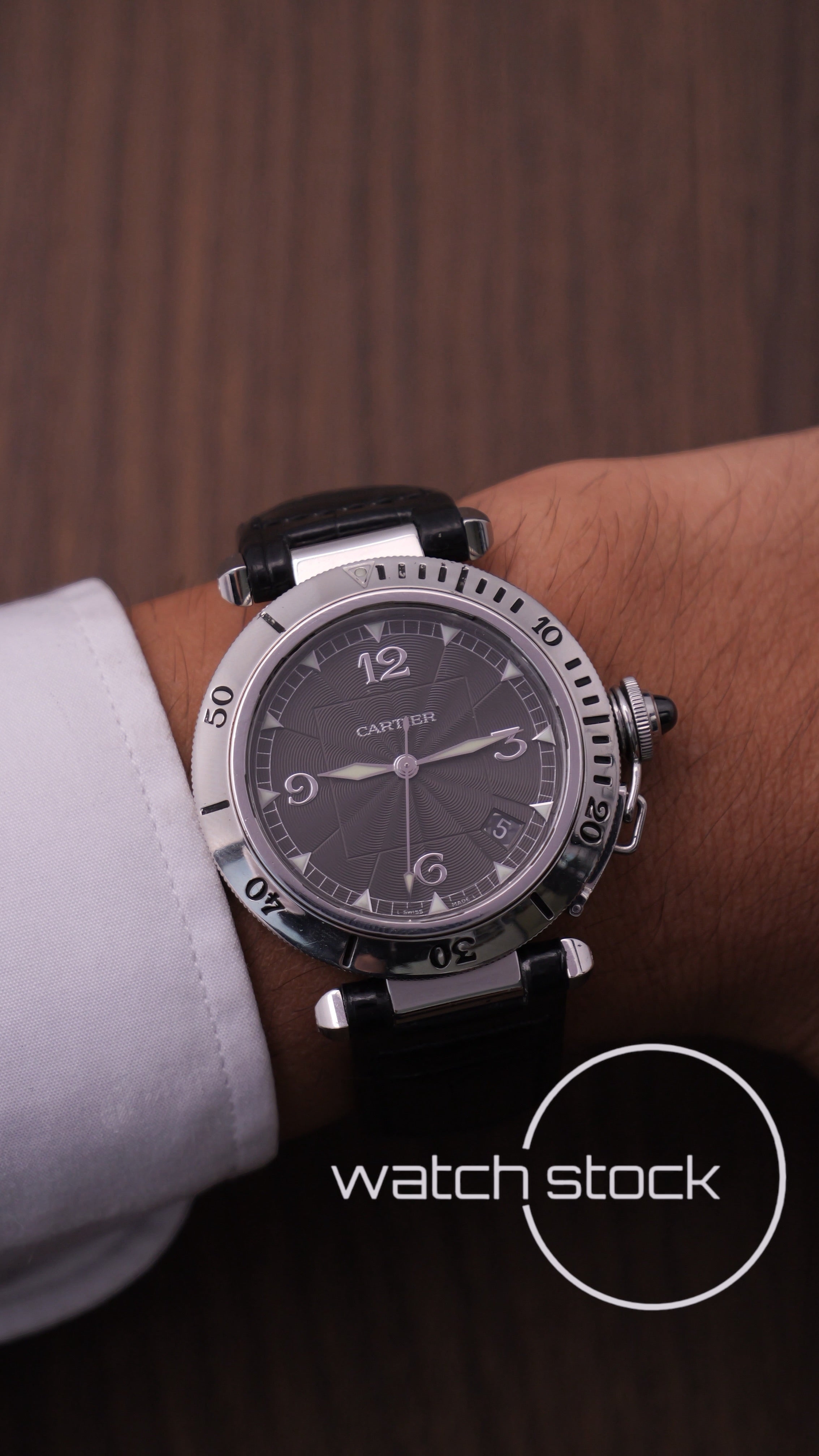Cartier Pasha Automatic 38mm ref.2379 Platinum