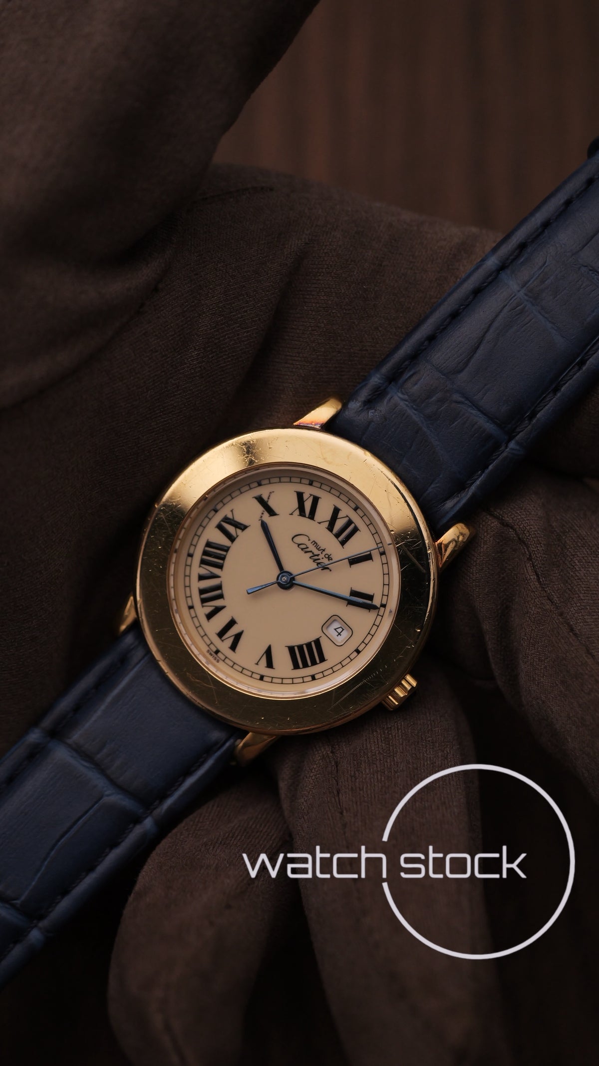 Cartier ronde vintage 33mm Swiss Only