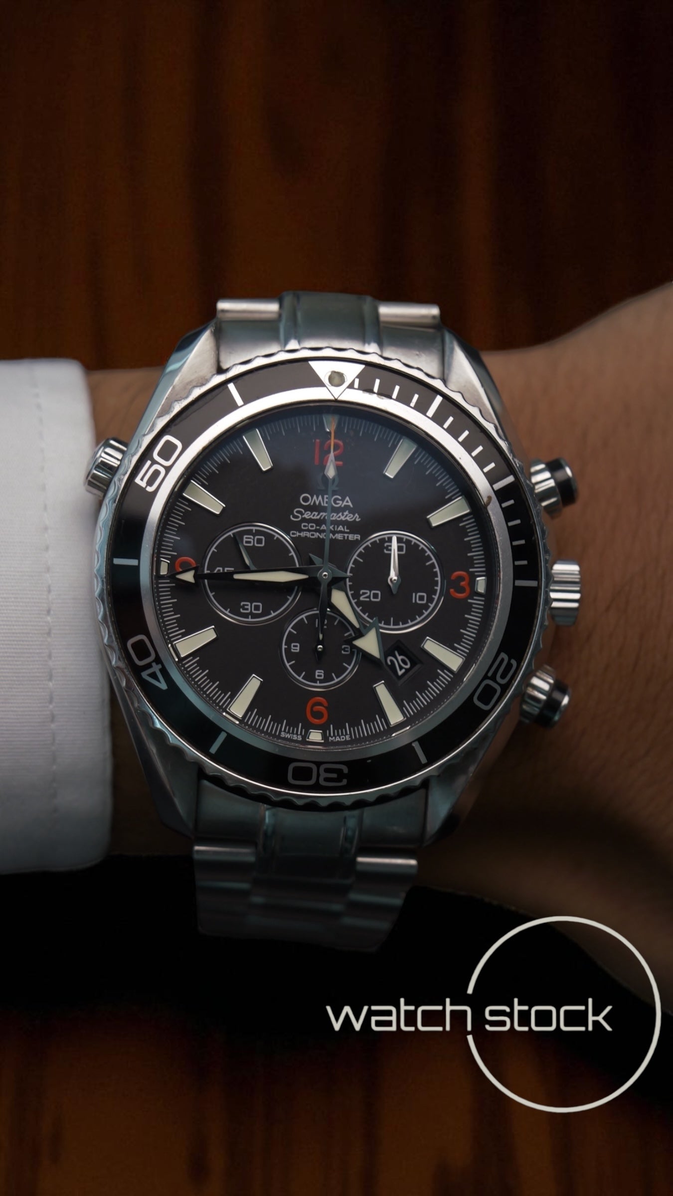 Omega-seamaster-planet-ocean-chrono watch-stock