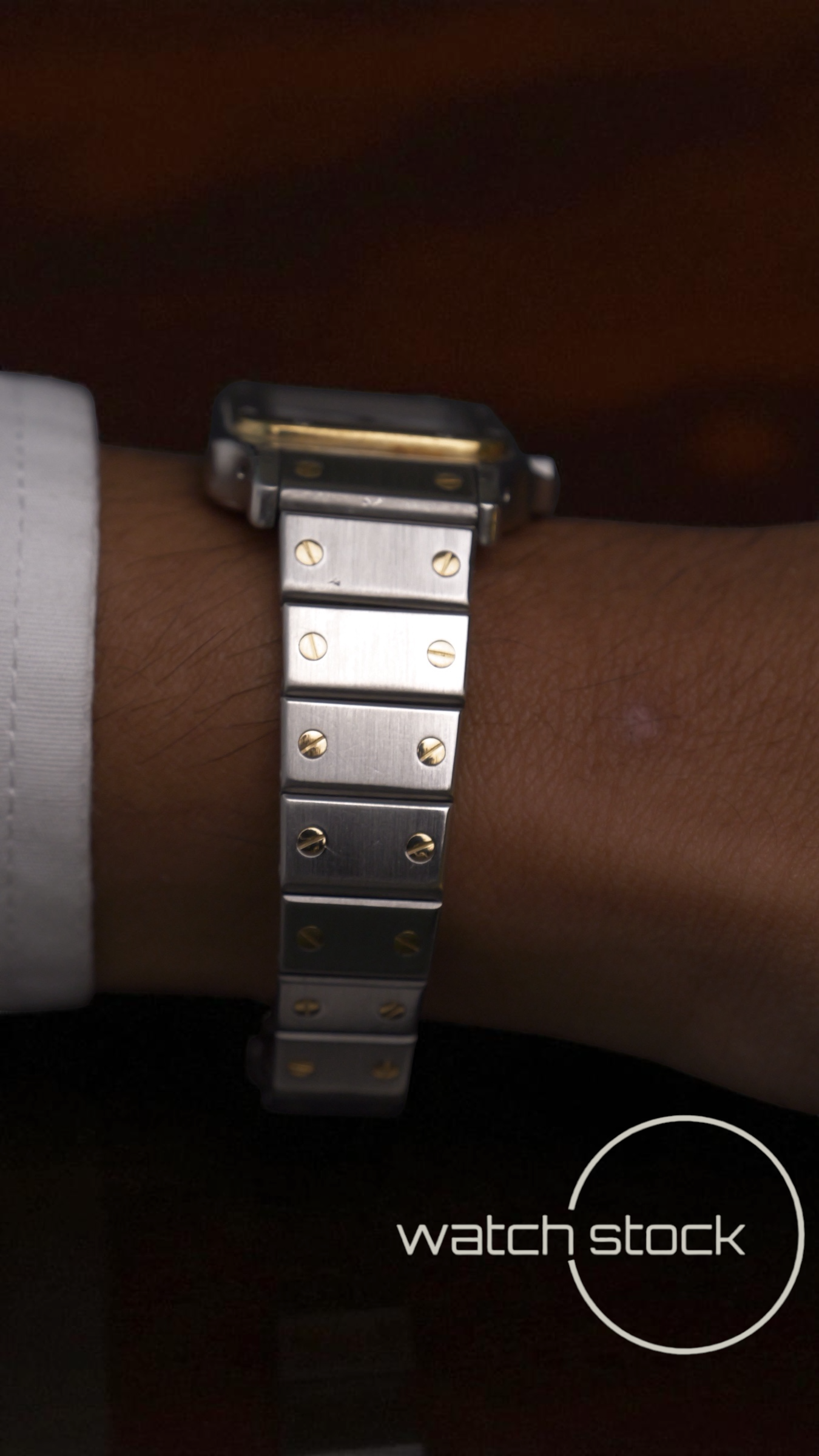 cartier santos lady 24mm watch-stock