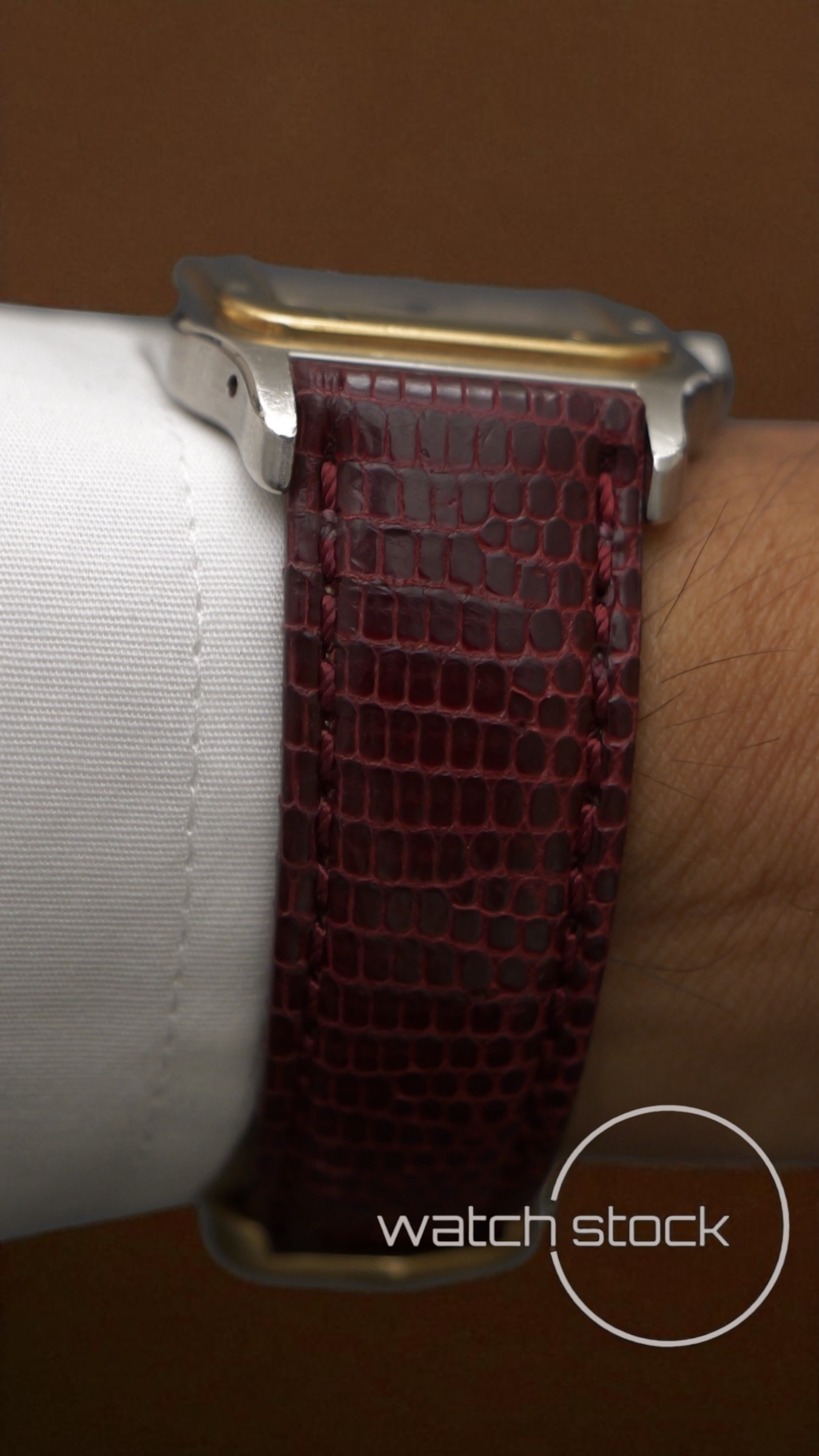 orologio cartier-santos-galbee watch-stock