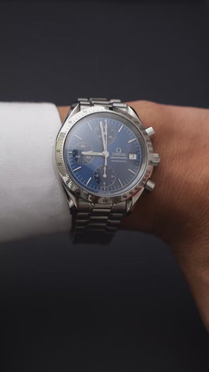 Omega speedmaster date (39mm) condizioni eccezionali Ref. 3511.80 automatic blue dial