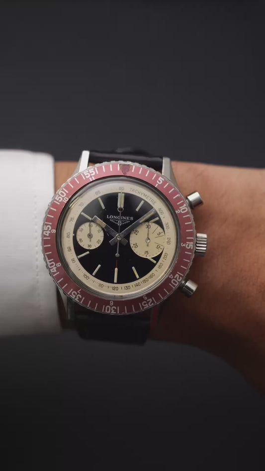 Longines big eye 1967 cal. 30CH chronograph vintage watch