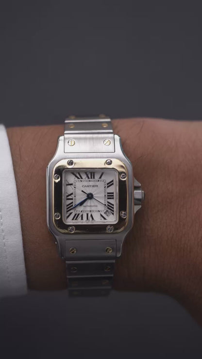 Cartier santos galbee Automatic 24x35mm ref.2423 must de santos