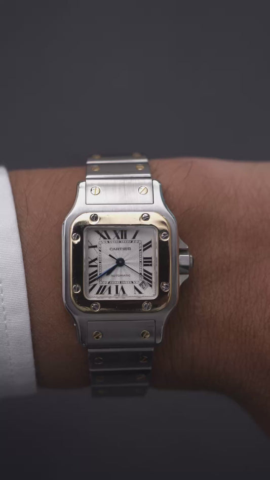 Cartier santos galbee Automatic 24x35mm ref.2423 must de santos