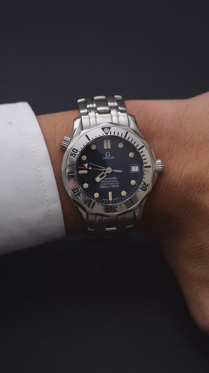 Omega seamaster 300m automatic (36mm) blue dial ref. 168.1502